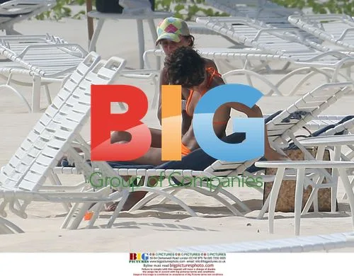 Sugababes\' Amelle Berrabah on Caribbean Beach