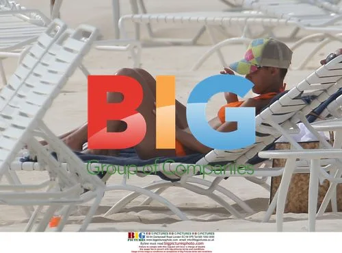 Sugababes Singer Amelle Berrabah on Caribbean Beach