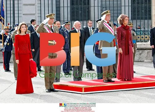 Spain's Royal Family at Military Parade