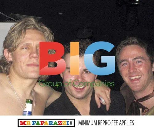 Footballer Jimmy Bullard at New Years Party