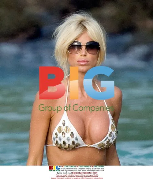 Victoria Silvstedt in Bikini on St Barts