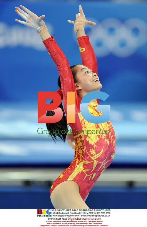 China's Yuyuan Jiang Gymnastics at Beijing Olympics