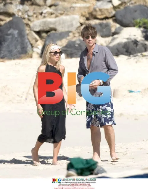 Rachel Zoe on Beach Vacation