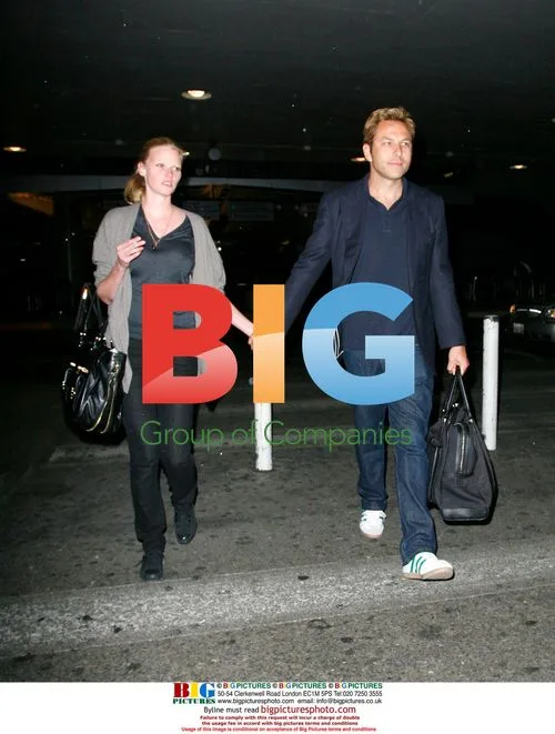 David Williams Leaving LAX with Girlfriend