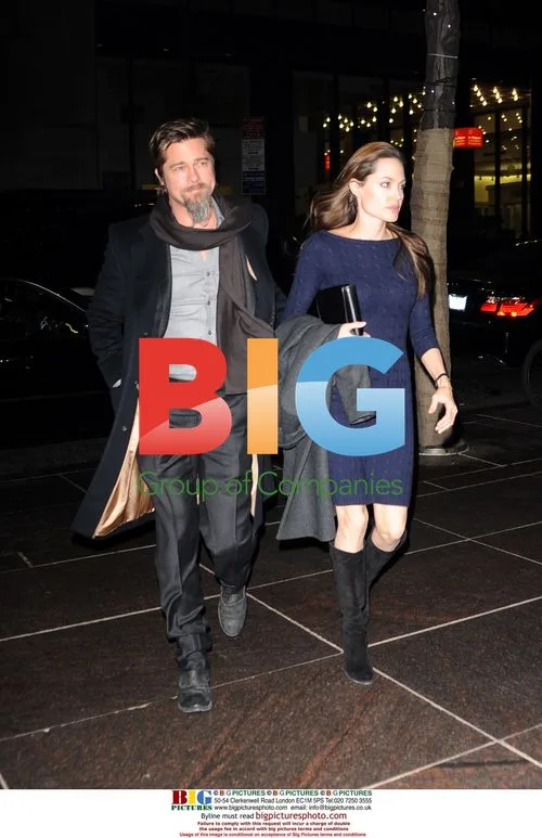 Brad Pitt and Angelina Jolie Going to Dinner in NYC