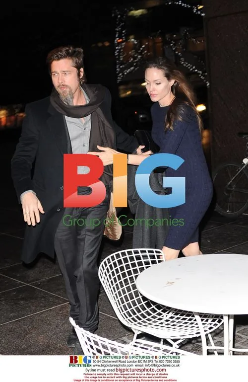 Brad Pitt and Angelina Jolie in New York