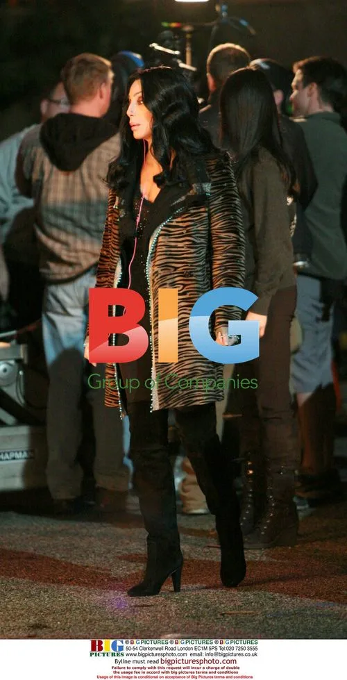 Cher on Set in West Hollywood
