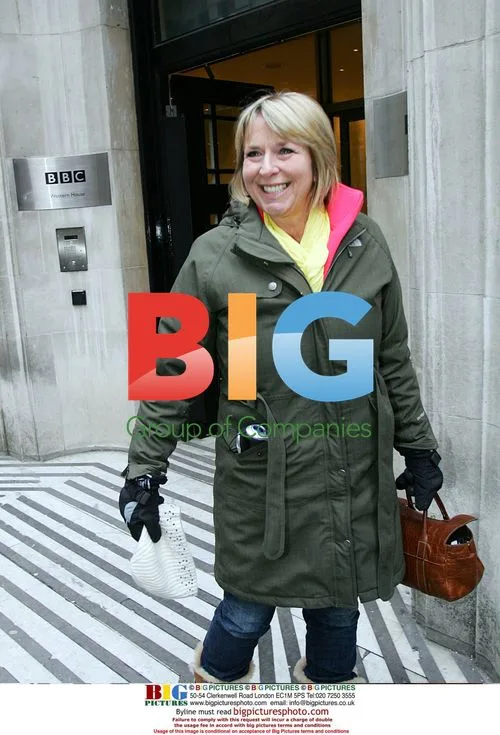 Fern Britton Smiling at Radio 2 Studios