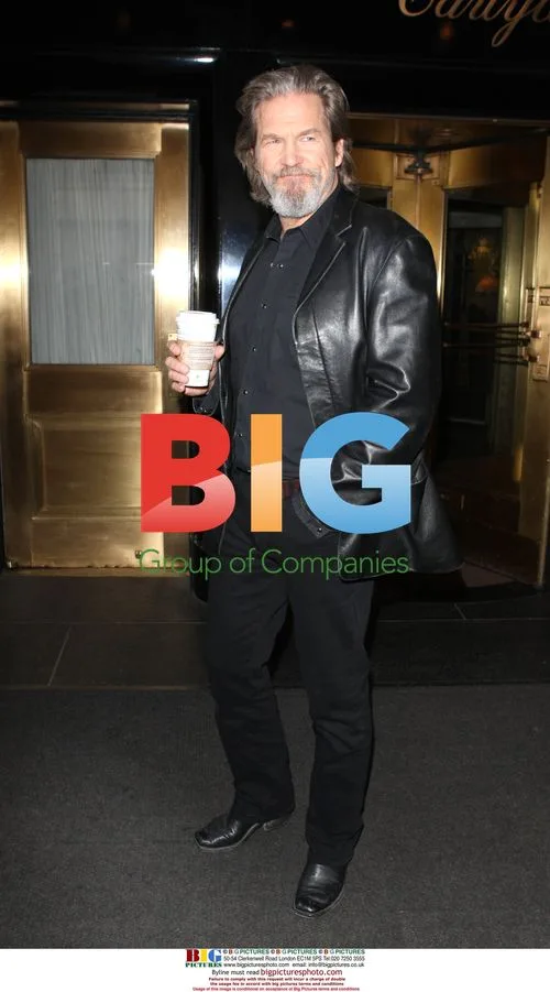 Jeff Bridges Leaving Hotel in NYC