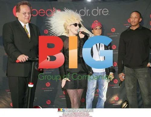 Lady Gaga and Music Execs at CES 2010