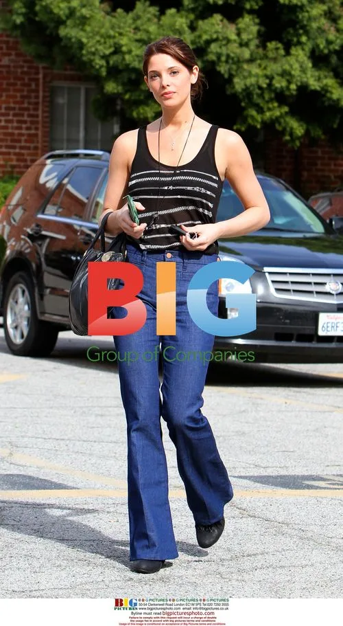 Ashley Greene visits medical office, gets coffee