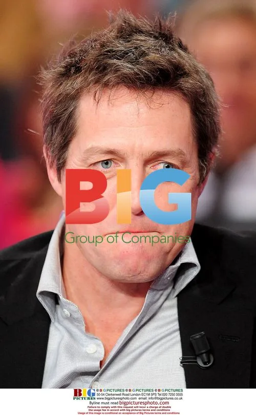 Hugh Grant at 'Vivement Dimanche' Taping in Paris