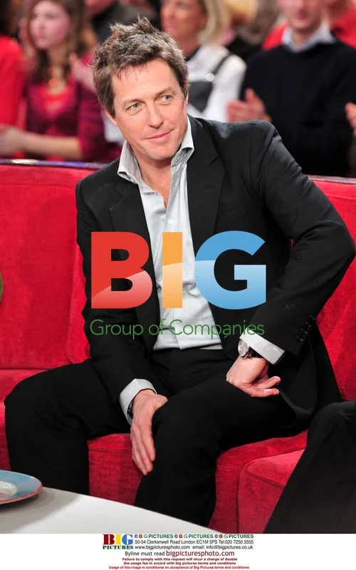 Hugh Grant at 'Vivement Dimanche' taping