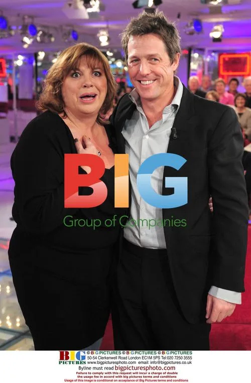 Hugh Grant at 'Vivement Dimanche' recording