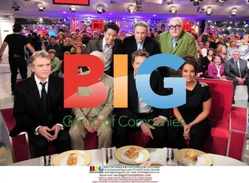 Hugh Grant at "Vivement Dimanche" Taping
