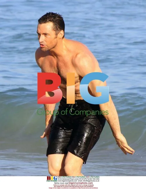 Hugh Jackman on Grumari Beach