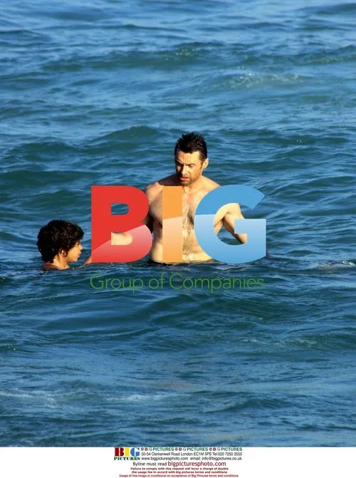 Hugh Jackman on Grumari beach, Brazil