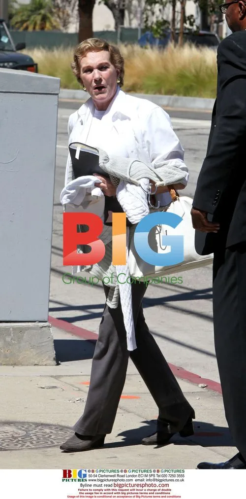 Julie Andrews Arriving at Studio