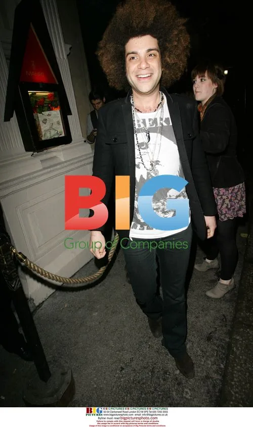 Jamie 'Afro' Archer at Mahiki Relaunch Party