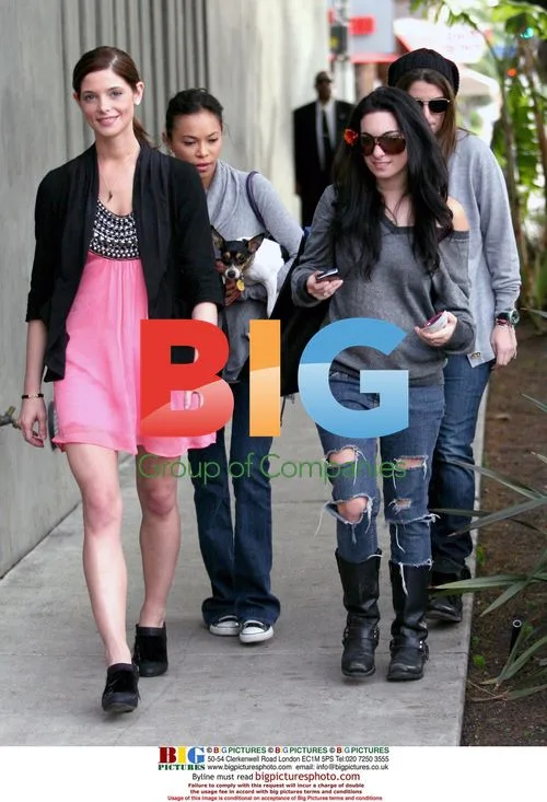 Ashley Greene with Dog in Beverly Hills