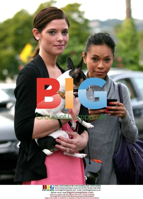 Ashley Greene with Dog in Beverly Hills