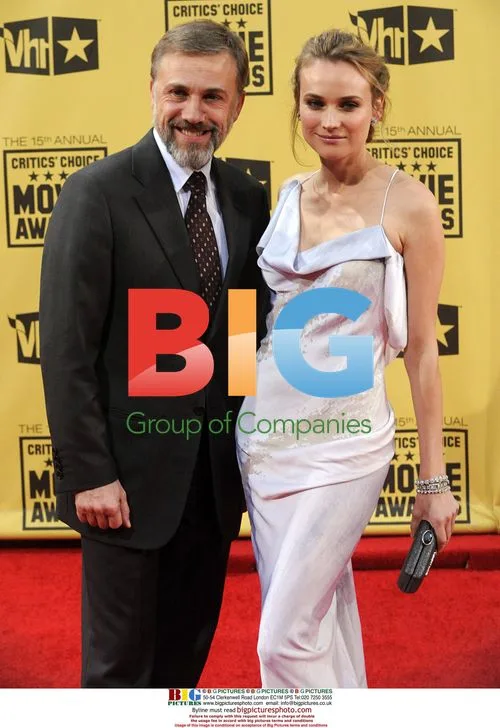 Christoph Waltz and Diane Kruger at Critics' Choice Movie Awards