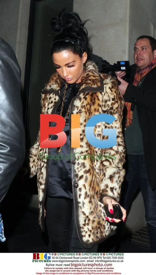 Katie Price attends Legally Blonde performance