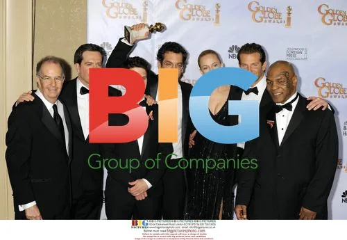 Ed Helms, Todd Phillips, Justin Bartha at Golden Globes