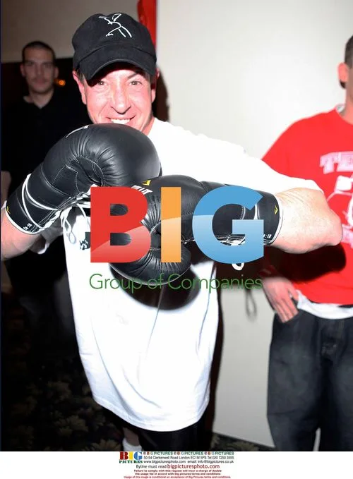Micheal Lohan and Kate Major at Celebrity Boxing Event
