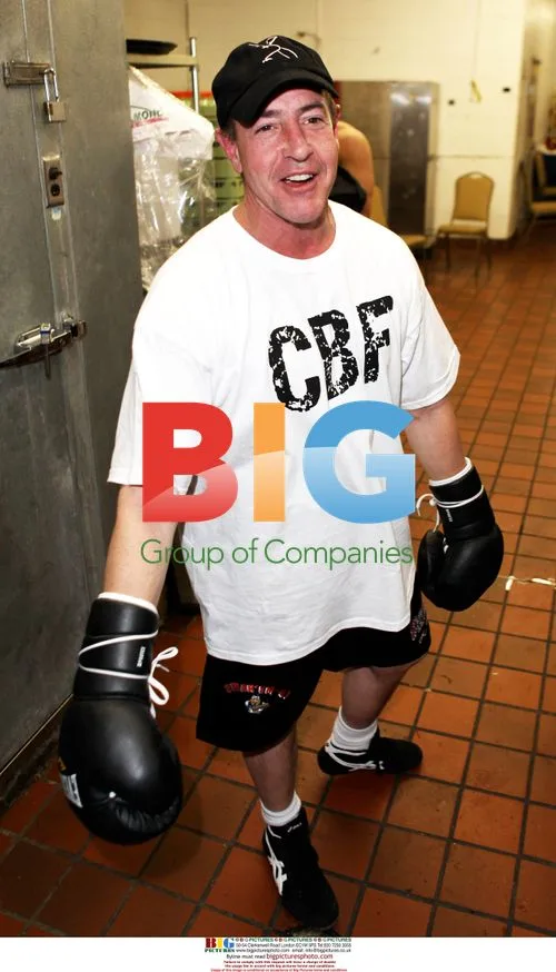 Micheal Lohan and Kate Major at Celebrity Boxing