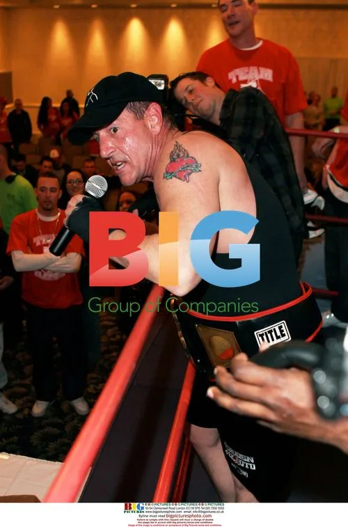 Micheal Lohan and Kate Major at Celebrity Boxing Event