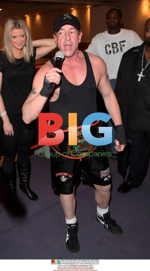 Micheal Lohan and Kate Major at Celebrity Boxing Event