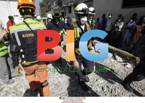 Korean Rescue Team in Haiti