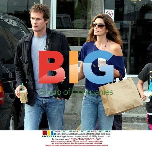 Cindy Crawford and family in Malibu