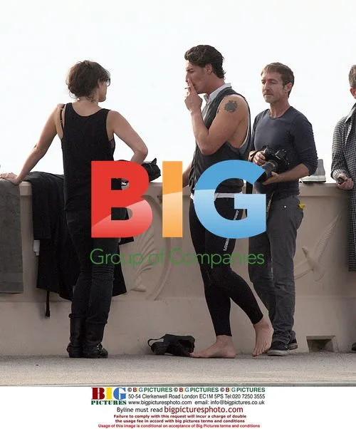 Eric Balfour Smoking in Wetsuit
