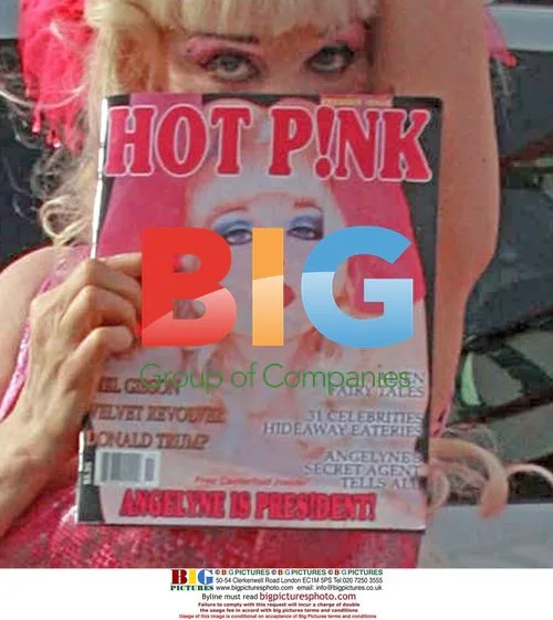 Angelyne at Chinatown Express in LA