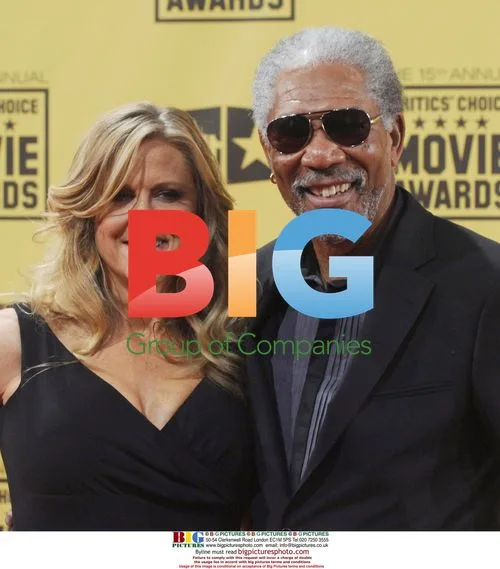 Morgan Freeman and Lori McCreary at Critics' Choice Awards