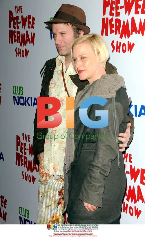 Thomas Jane and Patricia Arquette at The Pee-Wee Herman Show Opening