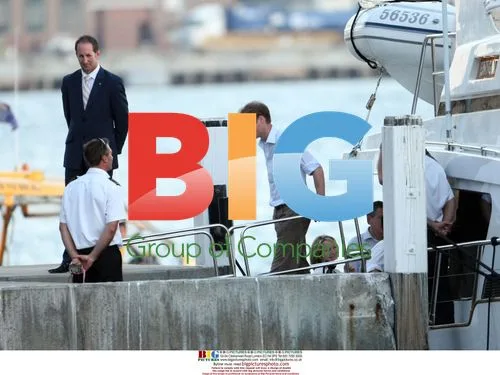 Prince William Disembarking Boat in Sydney