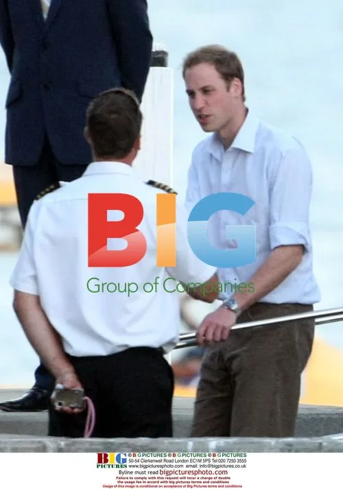 Prince William Disembarking Boat in Sydney