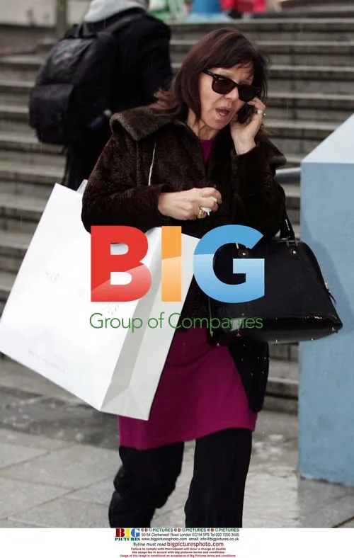 Arlene Phillips Shopping in Birmingham