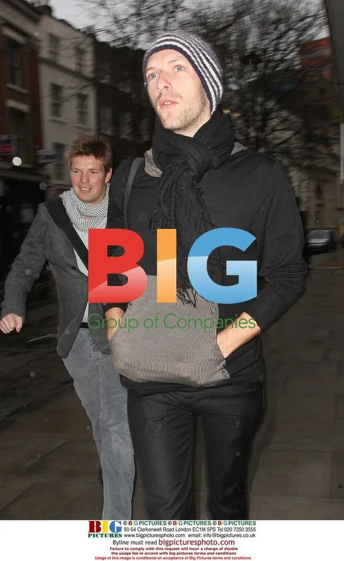 Coldplay Members Arrive at London Hospital