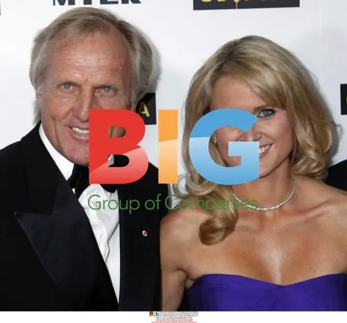 Greg Norman and Morgan-Leigh Norman at G'Day USA Gala
