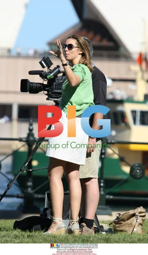 Emma Crosby Reporting at Sydney Opera House