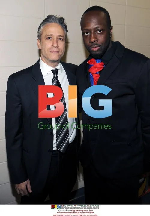 John Stewart and Wyclef Jean at Hope For Haiti Telethon