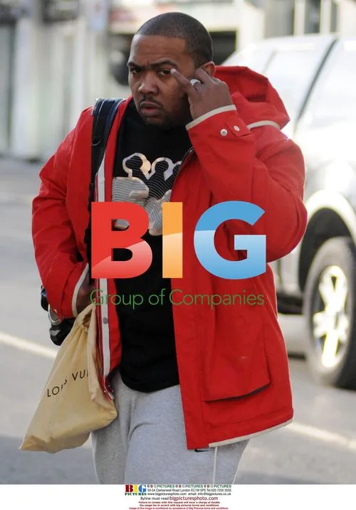 Timbaland Leaving Hotel for TV