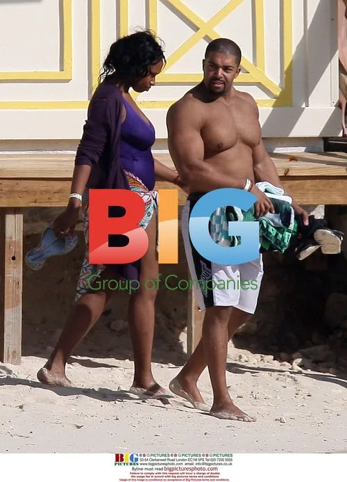 Jennifer Hudson and David Otunga in Bahamas