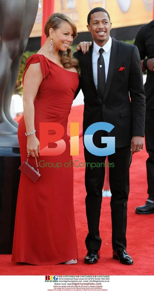 Mariah Carey and Nick Cannon at SAG Awards