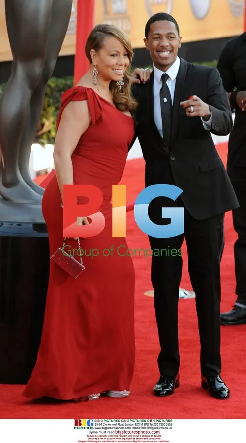 Mariah Carey and Nick Cannon at SAG Awards
