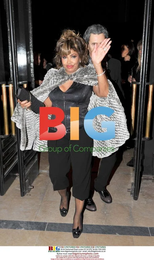 Tina Turner at Armani Fashion Show